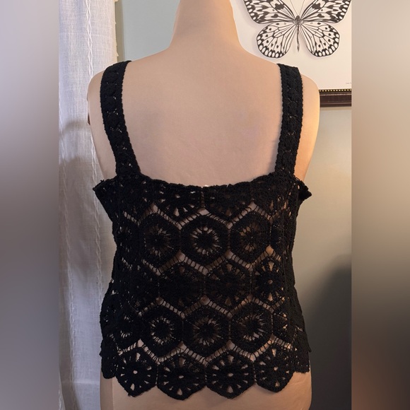 Torrid Festi Crochet Top in Black - Picture 2 of 7